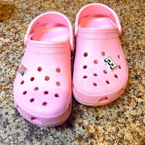 Pink crocs!